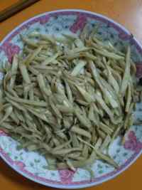 口感极佳的清炒茭白