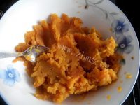 美味的芝士焗红薯做法图解3)