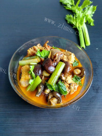 家常菜香菇烧鸡