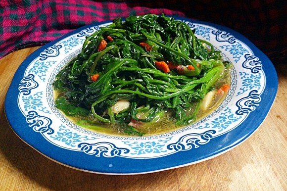 家常蒜蓉菠菜