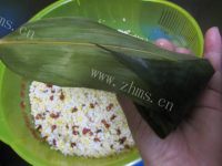 好吃的尖角素粽子做法图解9)