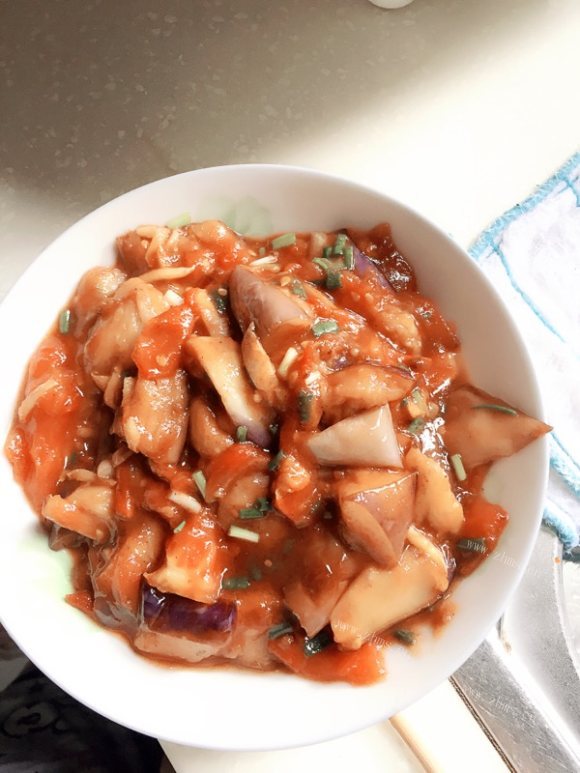 家常菜西红柿烧茄子