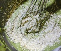 抹茶燕麦饼干做法图解4)