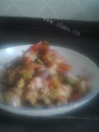 美味的丝瓜茄子做法图解9)