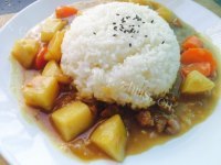 美味的土豆咖喱饭