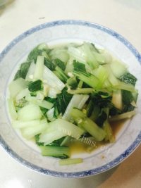 清炒小白菜做法图解5)