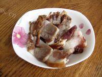 家常菜酸豆角炒肉做法图解1)