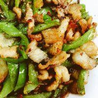 家常菜青椒炒肉丝