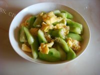 家常菜鸡蛋炒丝瓜