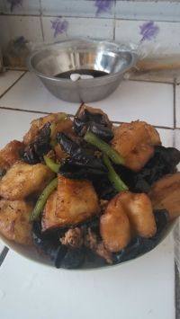 家常菜肉末油条