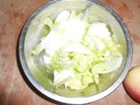 美味的简易版酸辣白菜做法图解3)