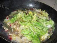 家常菜青菜粉丝汤做法图解10)