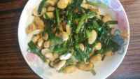 美味的韭菜蚕豆做法图解6)