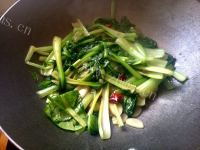 家常菜蒜蓉油菜做法图解4)