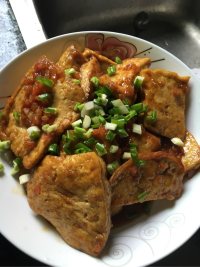 美味的糖醋脆皮豆腐