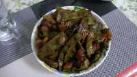 家常菜肉片四季豆