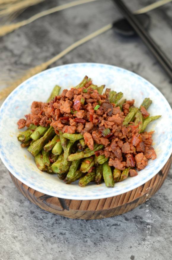 诱人的干煸豆角