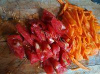 健康的西红柿炒胡萝卜的做法图解三