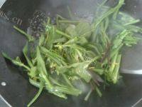 鲜香的清炒菜心做法图解4)