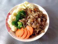 自己做的牛肉饭