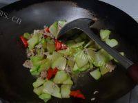 佛手瓜炒肉片自制做法图解8)