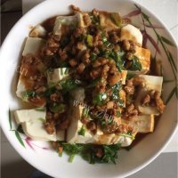 珍馐美味的肉末豆腐做法图解4)
