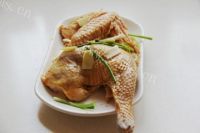 家常菜葱油鸡做法图解2)