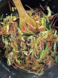 家常菜鱼香肉丝做法图解9)