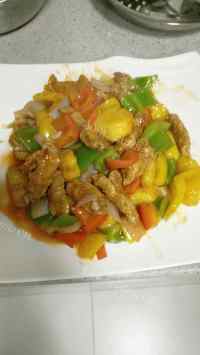 家庭版菠萝咕噜肉做法图解12)