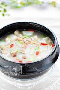 暖暖的白萝卜炖羊肉做法图解7)