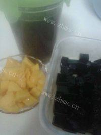 很有食欲的芒果龟苓膏做法图解1)