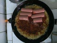 美味的挂面煎饼做法图解6)