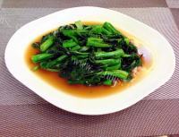 家常菜蒜蓉炒菜心