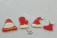 诱人的圣诞糖霜饼干