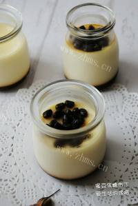蜜豆焦糖布丁做法图解11)
