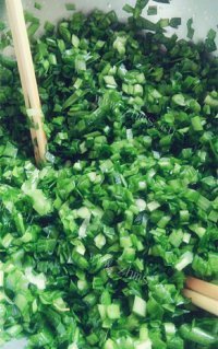 美味的菠菜饺子做法图解2)