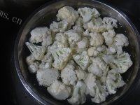 香香的炒花菜做法图解1)