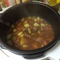 芳香四溢的番茄土豆牛腩汤的做法图解六