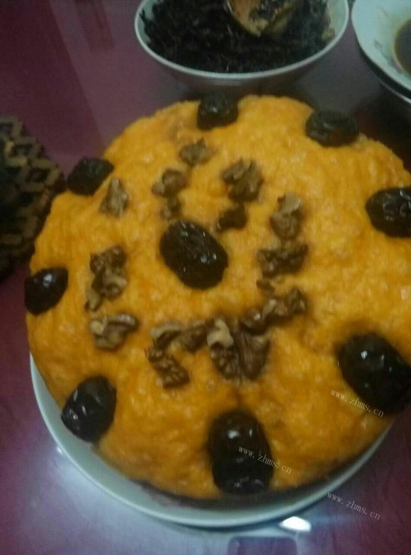 美味营养的南瓜发糕