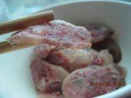 家常菜清蒸腊肠