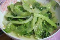 色泽不错的炒生菜