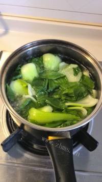 美味的香菇扒油菜做法图解5)