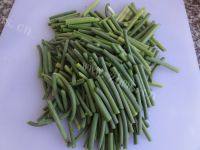「DIY美食」蒜薹炒肉做法图解3)