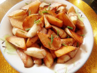 家常菜油焖茭白