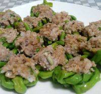 营养肉末酿豆角做法图解7)