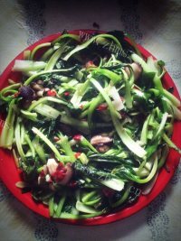 香菇菜芯做法图解4)