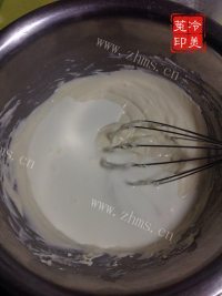 自制轻乳酪蛋糕做法图解5)