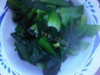诱人的油菜炒鸡蛋做法图解4)