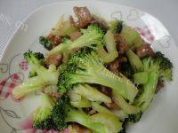 自制西兰花炒肉片