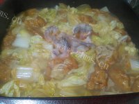 美味的鲜虾白菜汤做法图解12)
